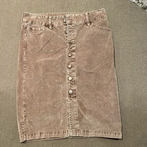 JAG Jeans Tan Corduroy Skirt